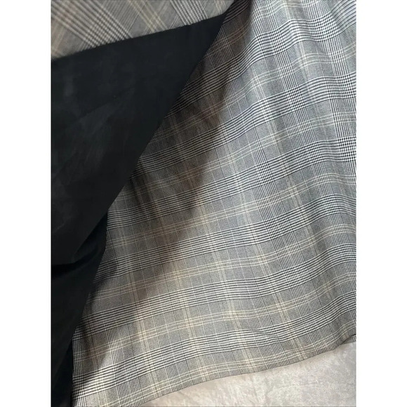 Talbots Plaid Faux Wrap Tweed Skirt Women sz 8 Dark Acedemia Professional Career - Picture 2 of 9